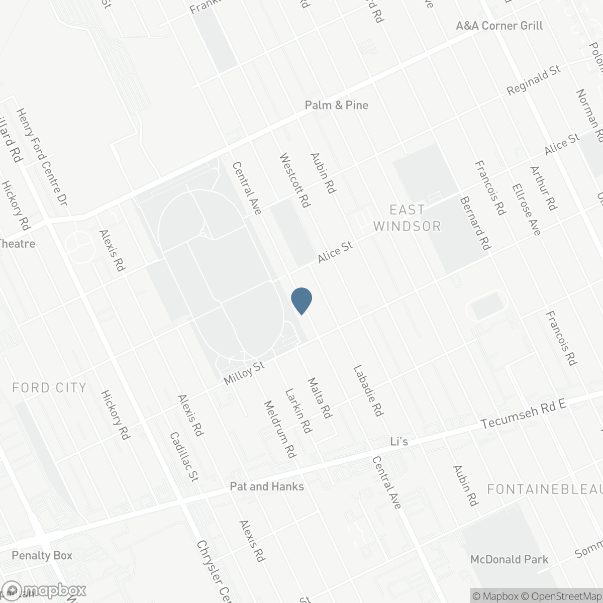 V/L CENTRAL AVENUE, Windsor, Ontario N8W 4J5